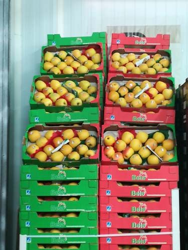 Frutas en cajas 
